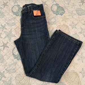 Pair #1 Children’s Place boot cut blue jeans